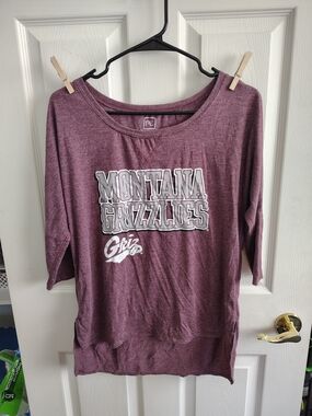 Pro Edge Maroon Montana Grizzlies Graphic Tunic